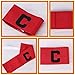 Toddmomy 3-Piece Red Soccer Captain Armband Set: Durable, Convenient Bands for Adult and Youth Players