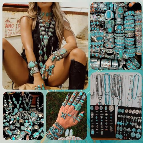 Image of SMUOBT Mystery Jewelry Jar Bundle - Surprise Vintage Jewelry Box for Women,Gift Jewelry Set (Necklace, Earrings, Rings,Kracelet,Keychain) - Unique Birthday Gift for Women