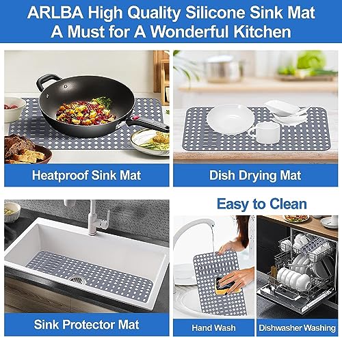 Tapete de silicona para fregadero 28"x14" ARLBA miniatura 6