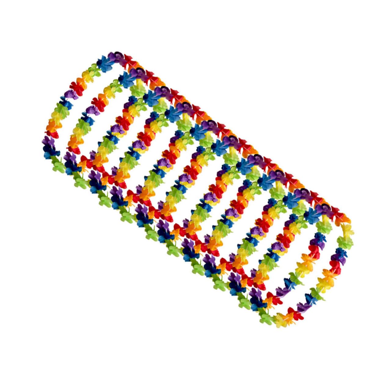Cabilock 20 Piezas Guirnalda Luau Adorno Hawai Suministros para Fiestas Hawaianas Christmas Xmas navidas guirnaldas Hawaianas Guirnalda Hawaiana constituir Collar Flores Decoraciones