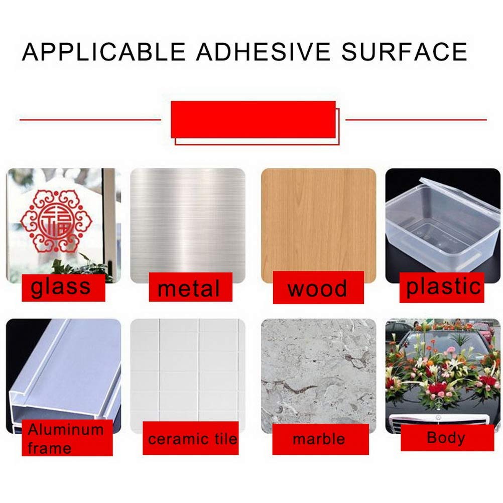 50mx80mm Nastro Biadesivo Extra Forte Nastro di Montaggio Impermeabile Resistente alte Temperature Trasparente Riutilizzabile per Tappeti, Poster Fotografici, Interni ed Estern