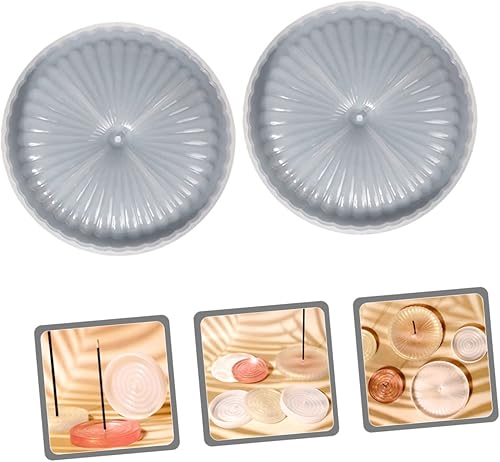 Miniatura 9 de VILLCASE 10 Pcs Incense Plate Mold Incense Stick Holder DIY molds epoxy Mold for DIY Silicone Mold for DIY molde de para resina tuile molds Silicone