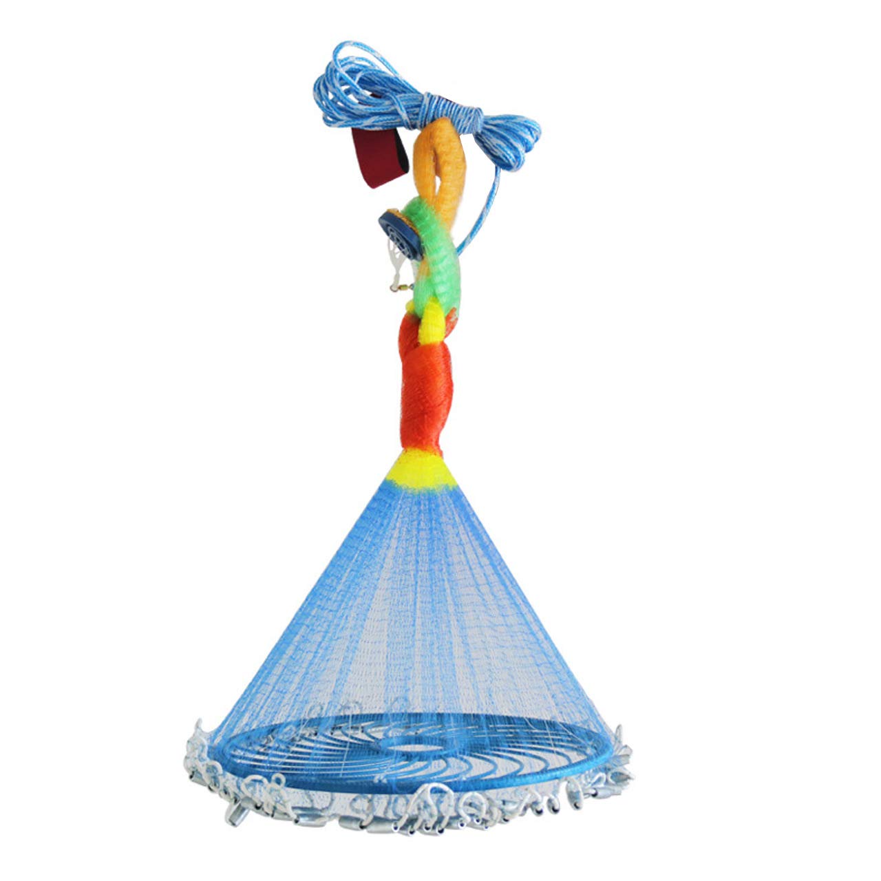 Amazon | フェリモア 投げ網 投網 仕掛け網 漁 カニ網 魚 川 池 沼 海