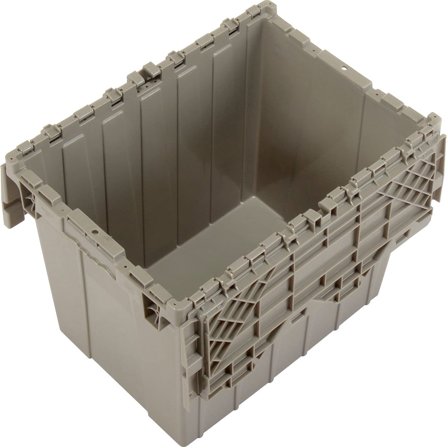 Monoflo Distribuzione Contenitore con Coperchio a Cerniera, 21 – 7/8 x 15 – 1/4 x 17 – 1/4, Grigio