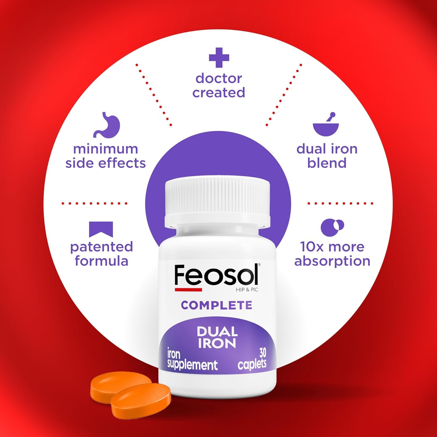Feosol Complete with Bifera30 Count Pack of 2 product thumbnail 5