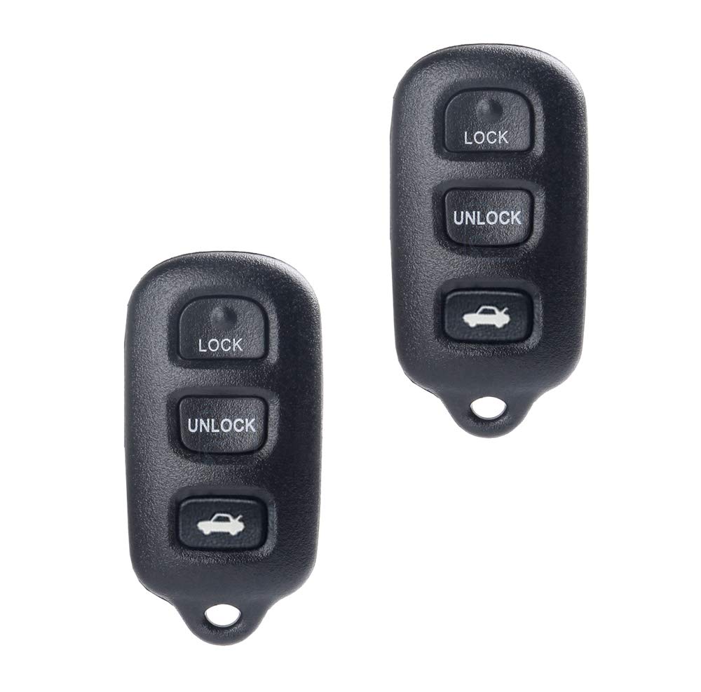 2 BexKeyless New Replacement Remote Car Key Fob fits GQ43VT14T 2003-2008 Pontiac Vibe/Toyota Corolla/Matrix