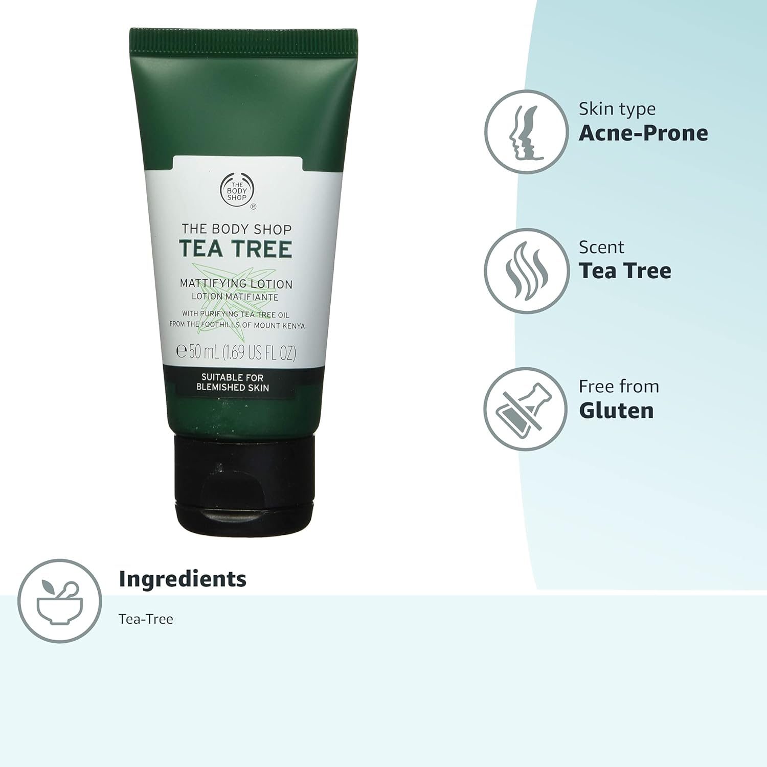 Black Friday - 40% OFF The Body Shop Mattifying Lotion (Vegan), Tea Tree, 1.69 Fl Oz Super Brands The Body Shop Mattifying Lotion (Vegan), Tea Tree, 1.69 Fl Oz