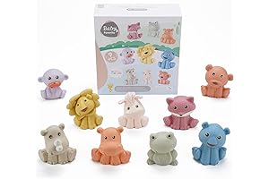 Safe and Fun Silicone Baby Bath Toys