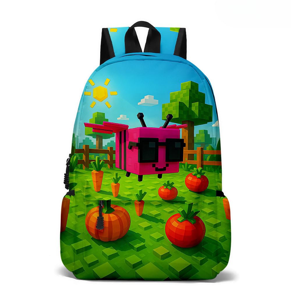 Hzsyc Unisex Kids C17 Boys Grow A Garden Backpack Kids Grow A Garden Large Capacity Laptop Backpack Travel Backpacks (,16.9In)