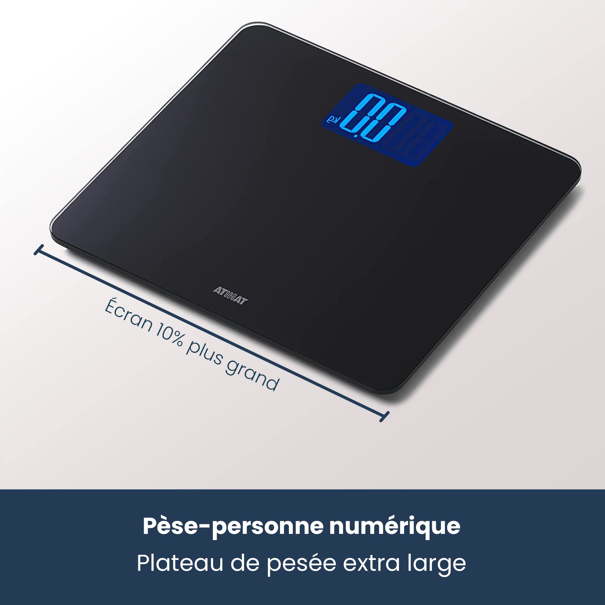 TANITA HD-366 Pèse-Personne Digital Design en Verre Noir