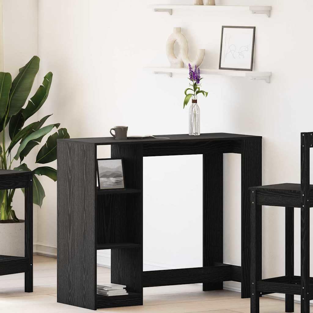 vidaXL Mesa de Bar 124 x 46 x 103.5 cm Madera de ingeniería