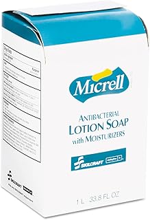 8520015220834, SKILCRAFT, GOJO Antibacterial Lotion Soap, Floral, 1,000 mL Refill, 8/Carton