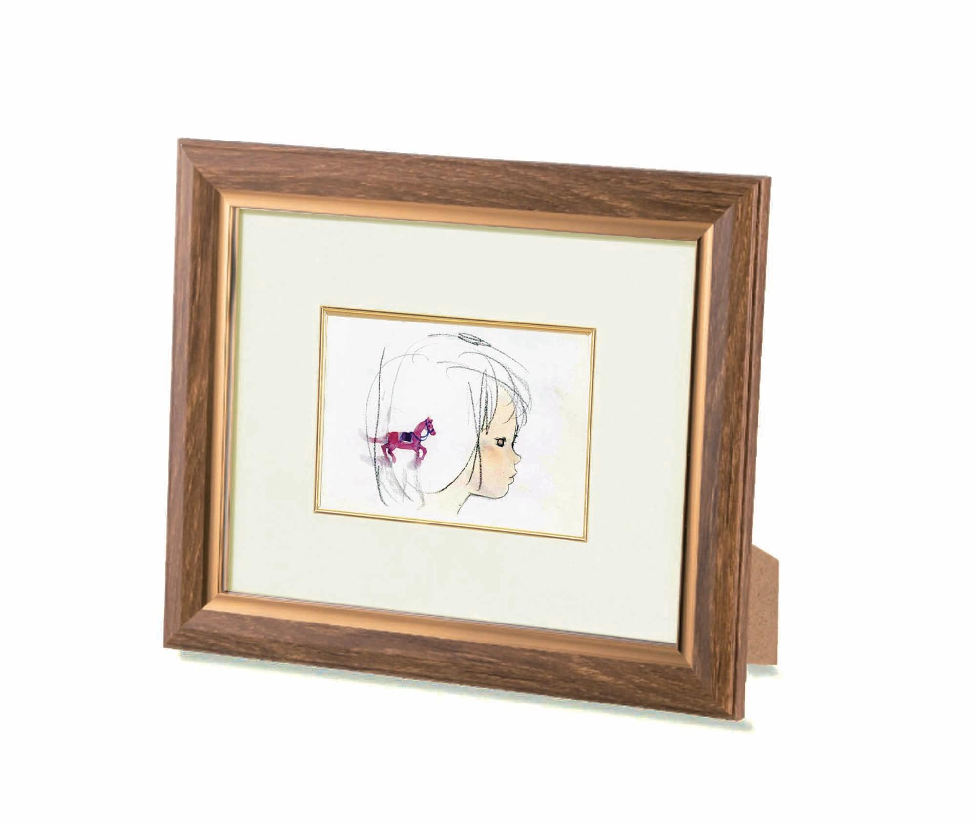 Amazon.co.jp: いわさきちひろインチ額 (横顔) : ホーム＆キッチン