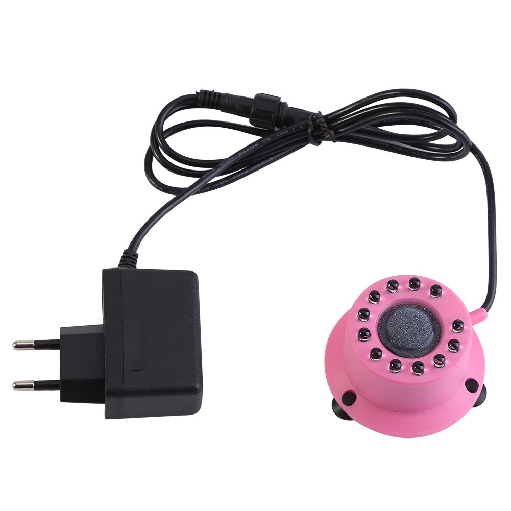 Pssopp Luz de Burbuja de Acuario 12 LED Luz de Burbuja Sumergible Luz subacuática Luz de Piedra de Aire para pecera