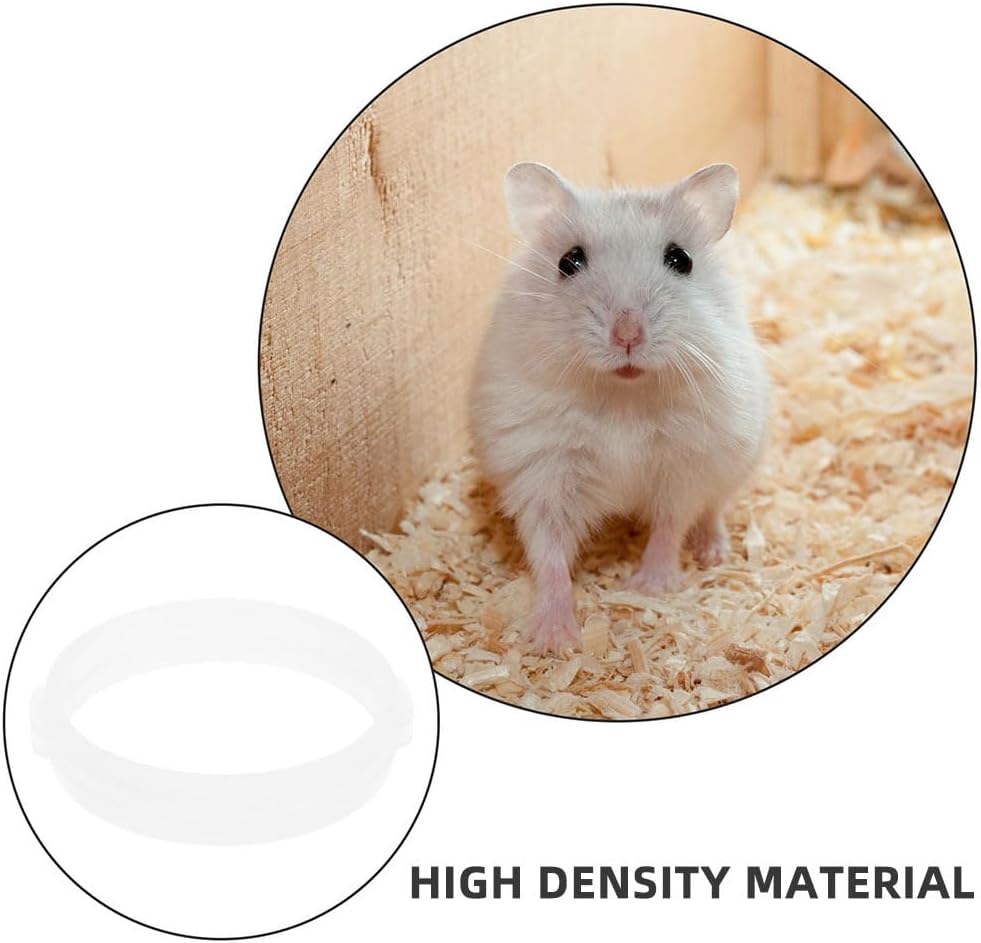 BESTonZON Hamster Tunnel Circles 10 Pieces Replacement Tubes and Connectors for Small Animal Cage Accessories Flexible and Easy to Clean Hamster Cage Tunnels