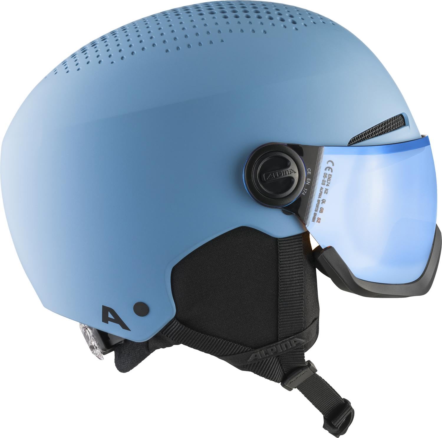 ALPINA ZUPO Visor Q-LITE 46 Smoke-Blue matowy