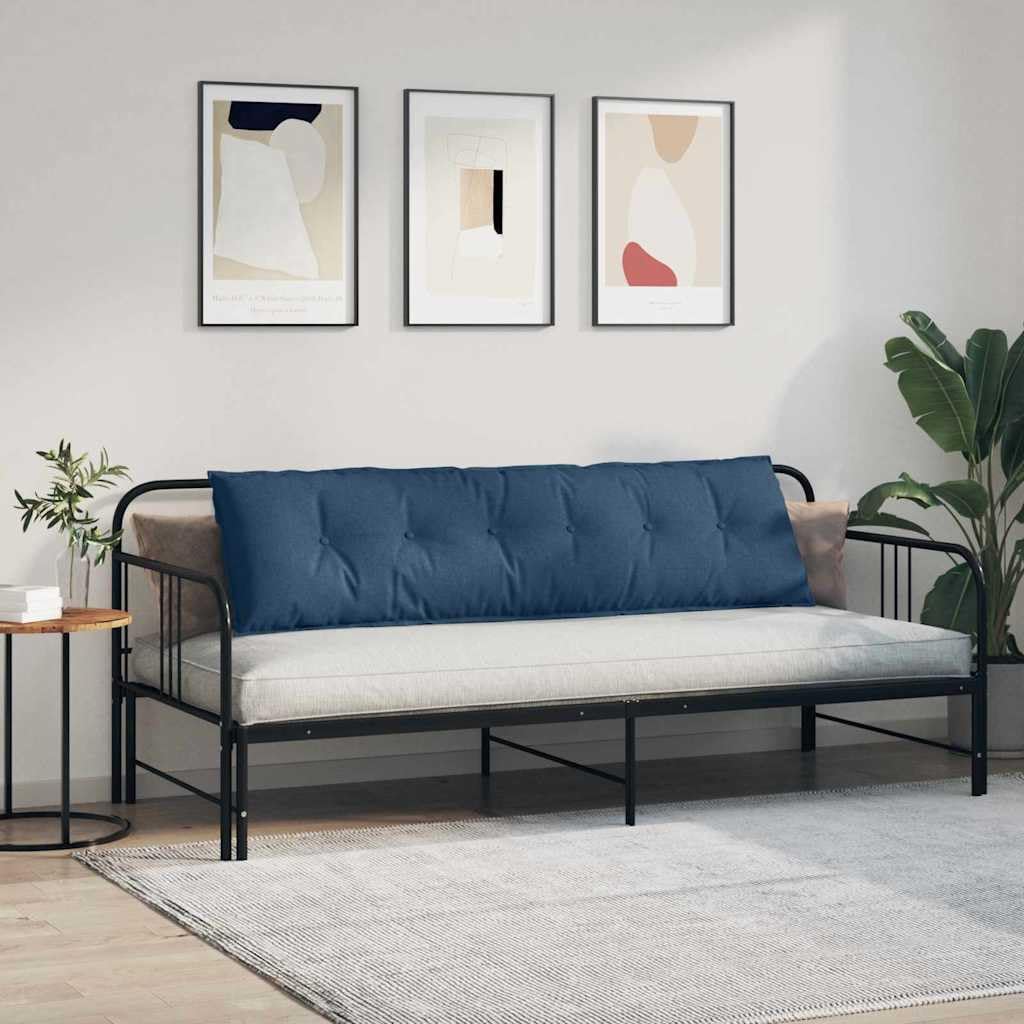 Cojín de espalda Azul 180 x 19 x 50 cm Textil con Relleno Poliéster