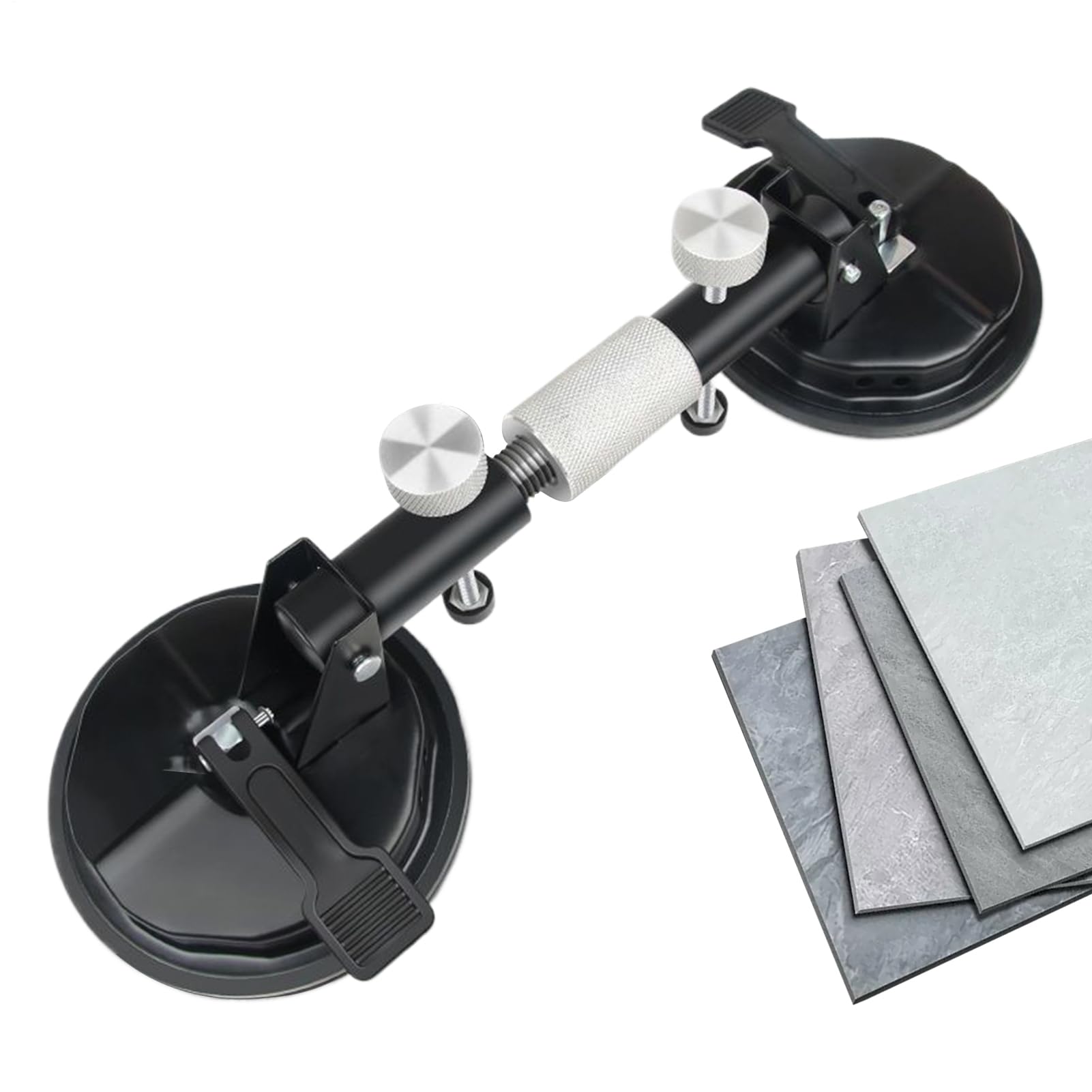 Empuñadura de succión para baldosas de suelo, moldeador de juntas con , herramienta para unir y nivelar azulejos de , para ventanas, azulejos, vidrio, encimeras y