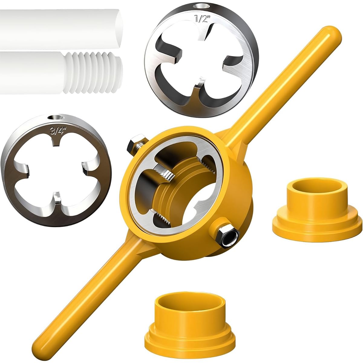 Plastic Pipe Threading Tool MYADDICTION PVC Pipe Threader Opener Thread ...