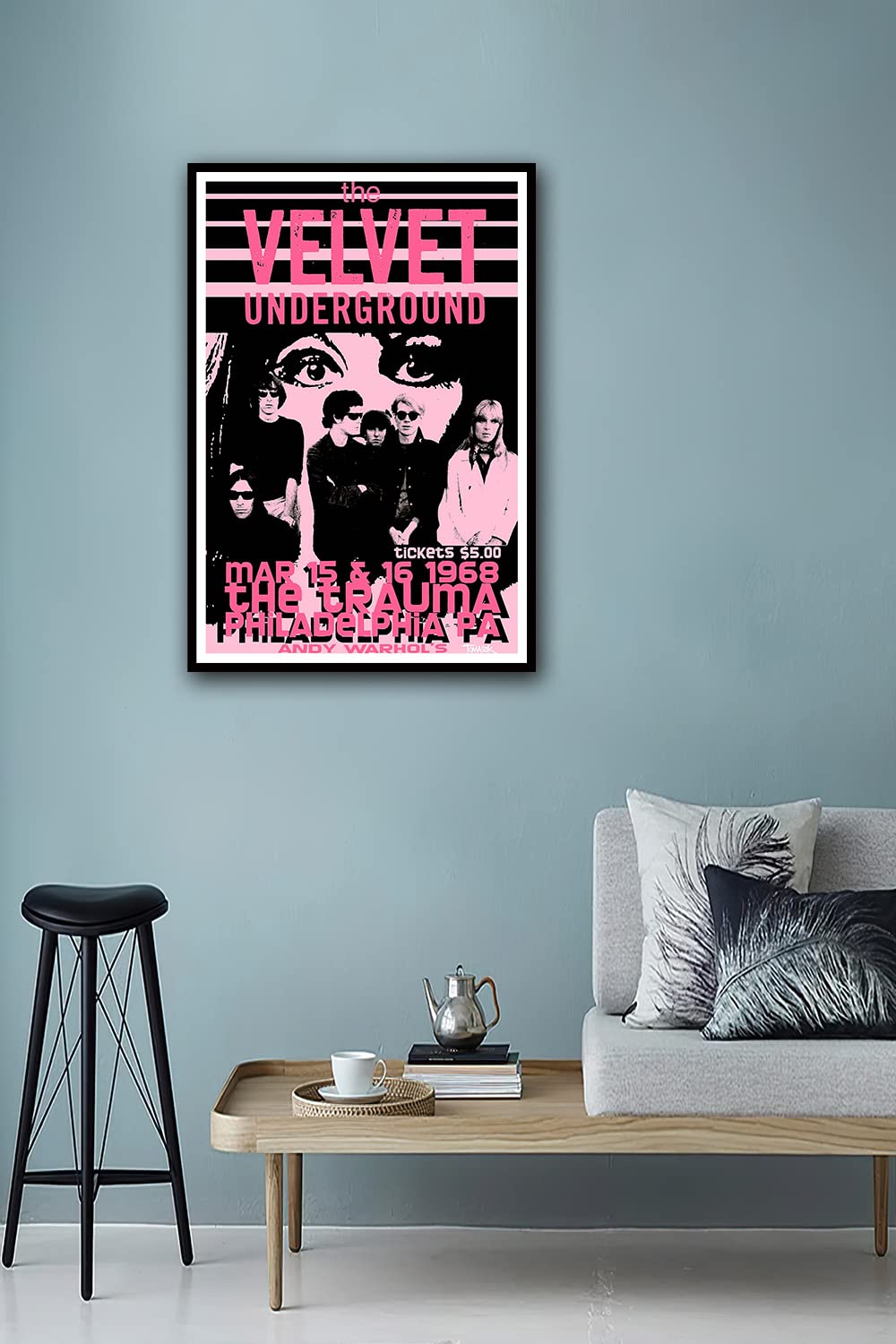 Amazon.co.jp: ベルベット 地下コンサート音楽バンドポスター 音楽