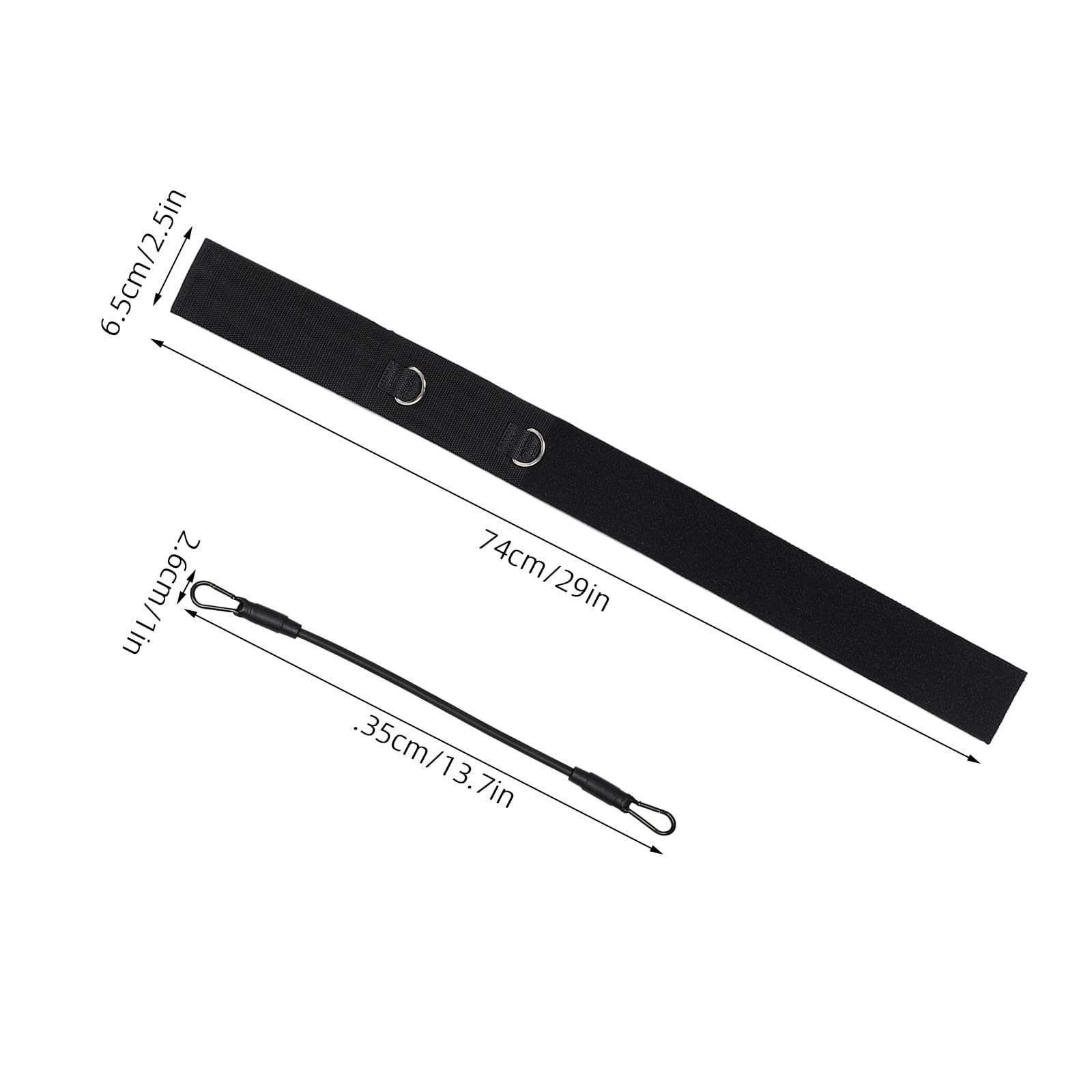 Kisangel 1 Juego de Correas de Entrenamiento para elevación de piernas: Banda de Resistencia Ajustable para Fitness, Taekwondo y Running - Kit de cinturón de Resistencia para Muslos