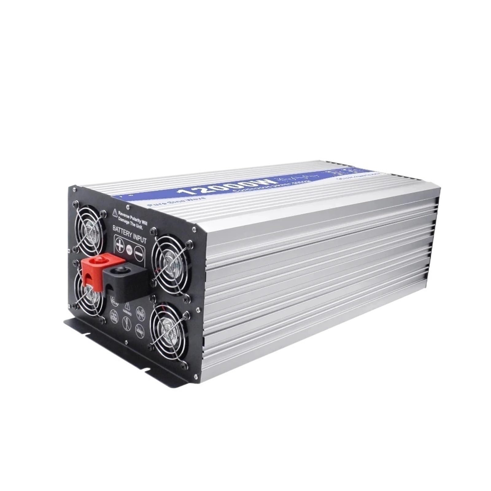 Inversor de Potencia Onda sinusoidal Pura 12000W, convertidor Voltaje DC 12V 24V 48V a AC 220V for el hogar(Eu-8000w-220v-48v)