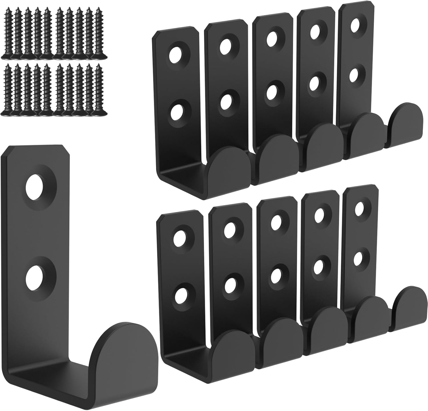 Hooks for Hanging Stainless Steel Heavy Duty Coat Hook Wall Hooks Robe Hanger Hooks Hanging Hat Key Holder for Towel and Bags Indoor Outdoor (Square, Large)