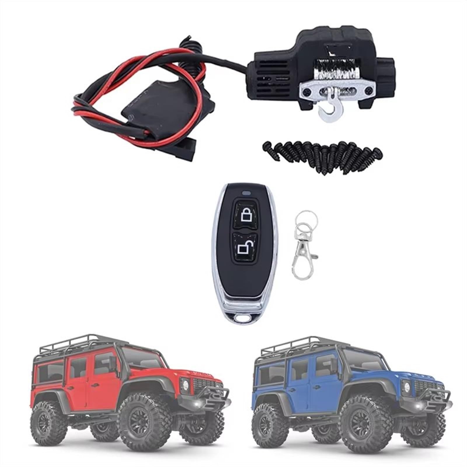 Compatibile Con TRX4M 1/18 RC Crawler Car Parti Di Aggiornamento Accessori Ricambio Per Mini Verricello E Telecomando Accessori RC