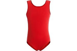 Girls' Red Leotard: The Perfect Dance and Gymnastics Companion