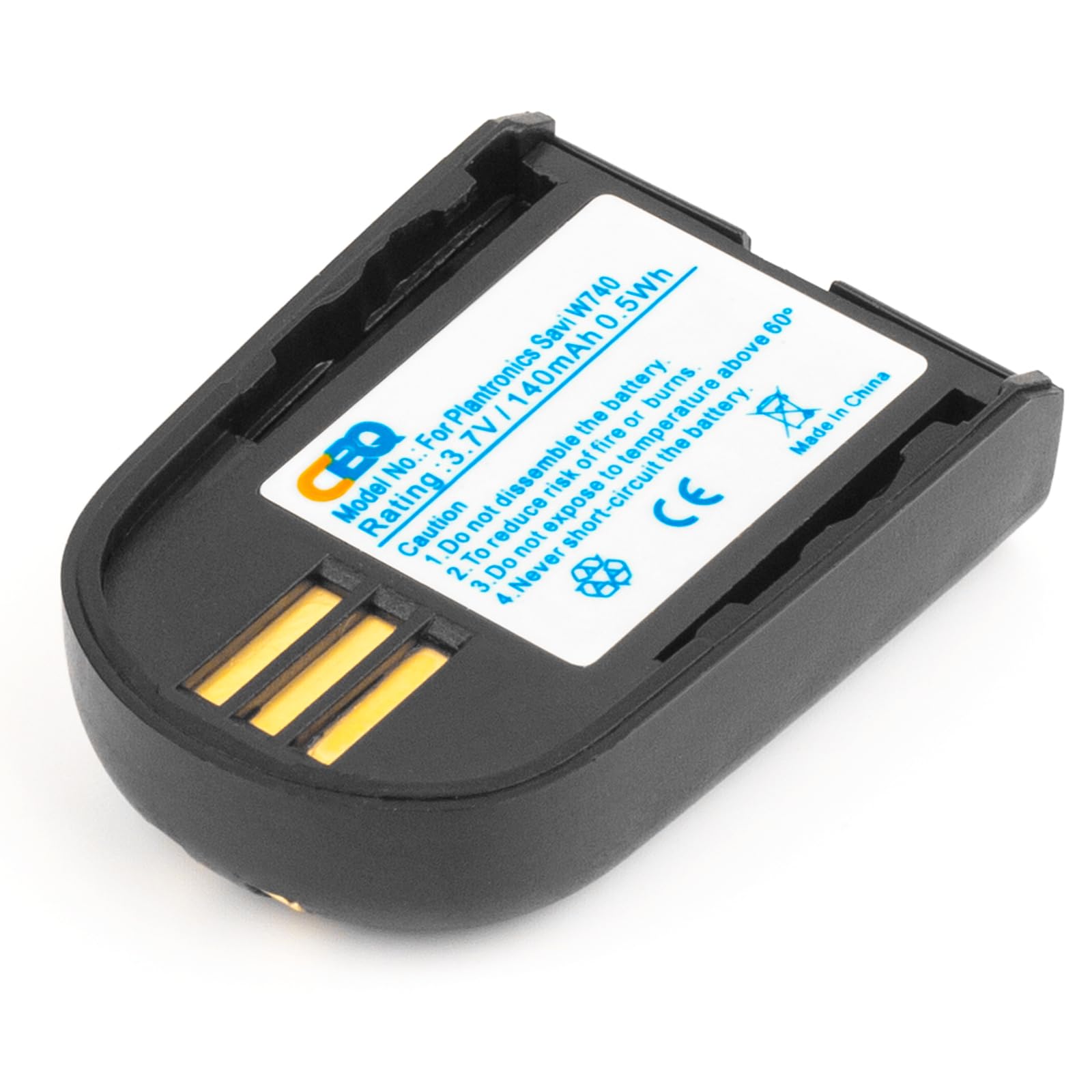 2pcs 82742-01 204755-01 Replacement Battery for Plantronics Savi W740 W02 W745 W720 W440 W445 WH500 CS540XD WH500A W440-M W740-M C054A C074,PN:84598-01 86507-01 Wireless Headsets Headphones Repair.