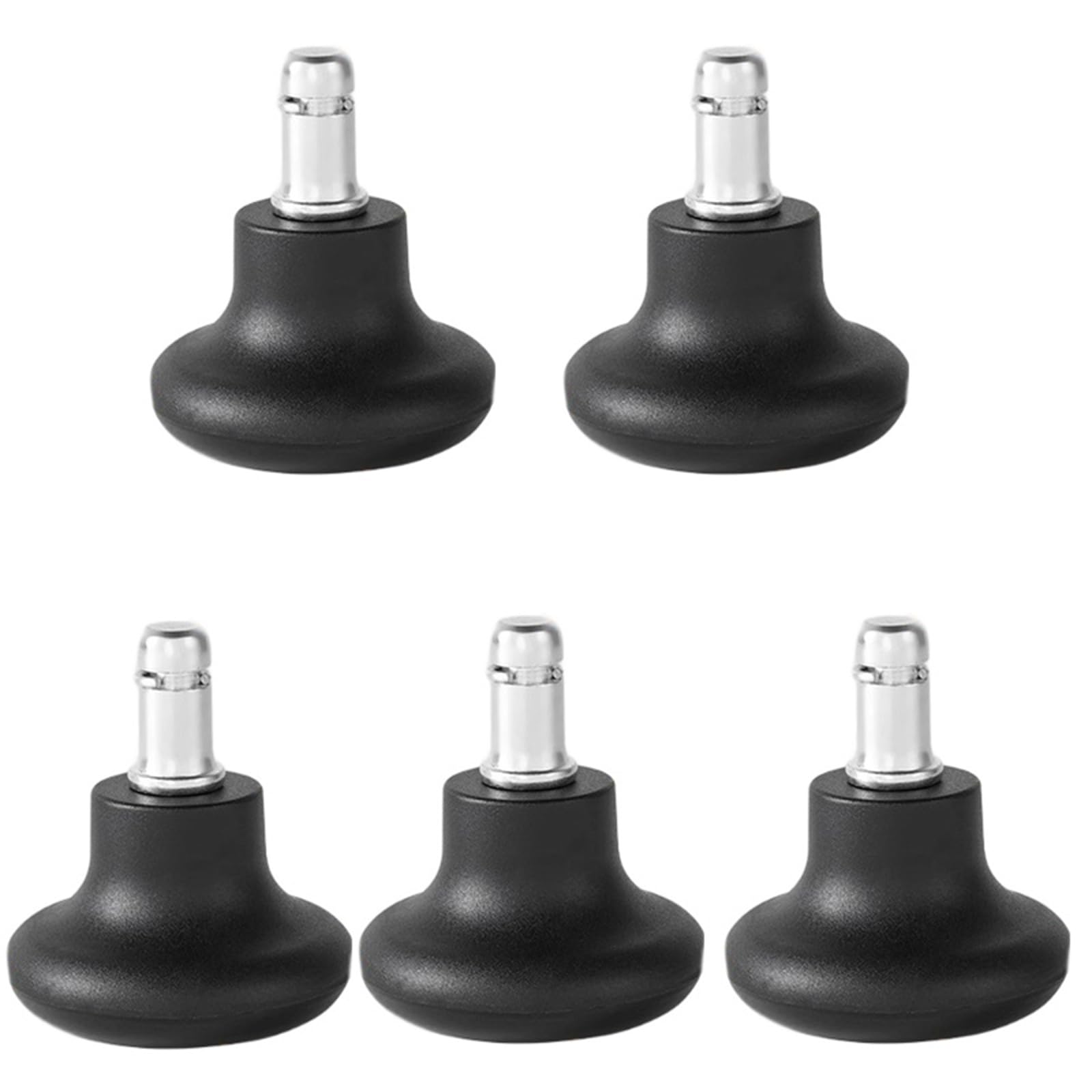 5Pcs Practical Chair Chair Glides Replacement Stationary Casters Wheel Accessory for Stability and Base Stabilizers