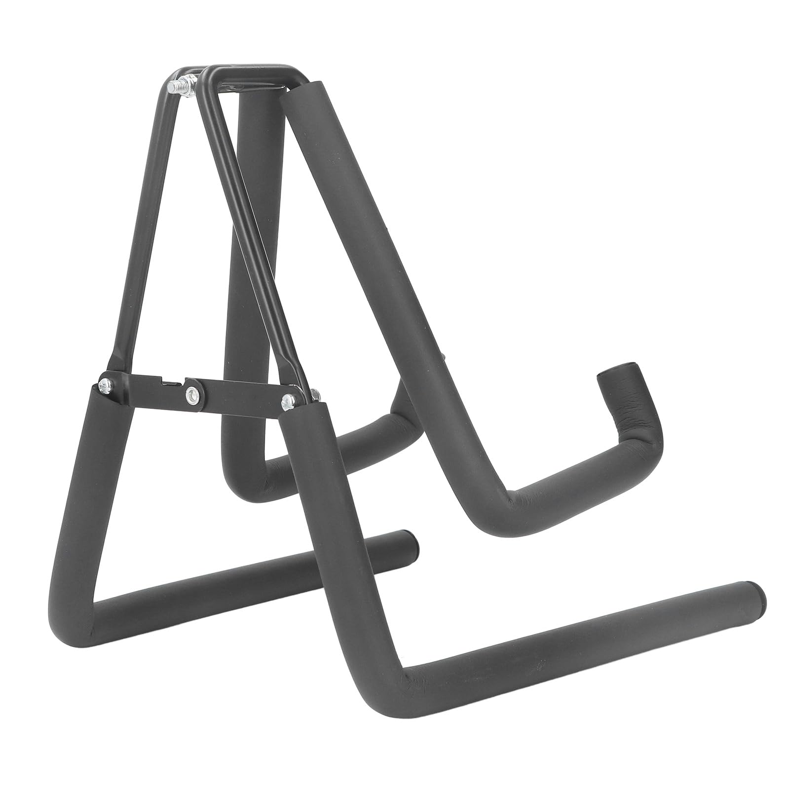 Espositore Pieghevole per Strumenti Musicali con Supporto in Spugna Antiscivolo, Supporto per Pavimento, per Chitarra Ukulele, Banjo, Mandolino, Violino
