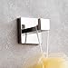 Angle Simple Towel Hook for Bathroom, SUS 304 Stainless Steel Shower Bath Towel Robe Hanger, Wall Coat Hook, Polished Chrome