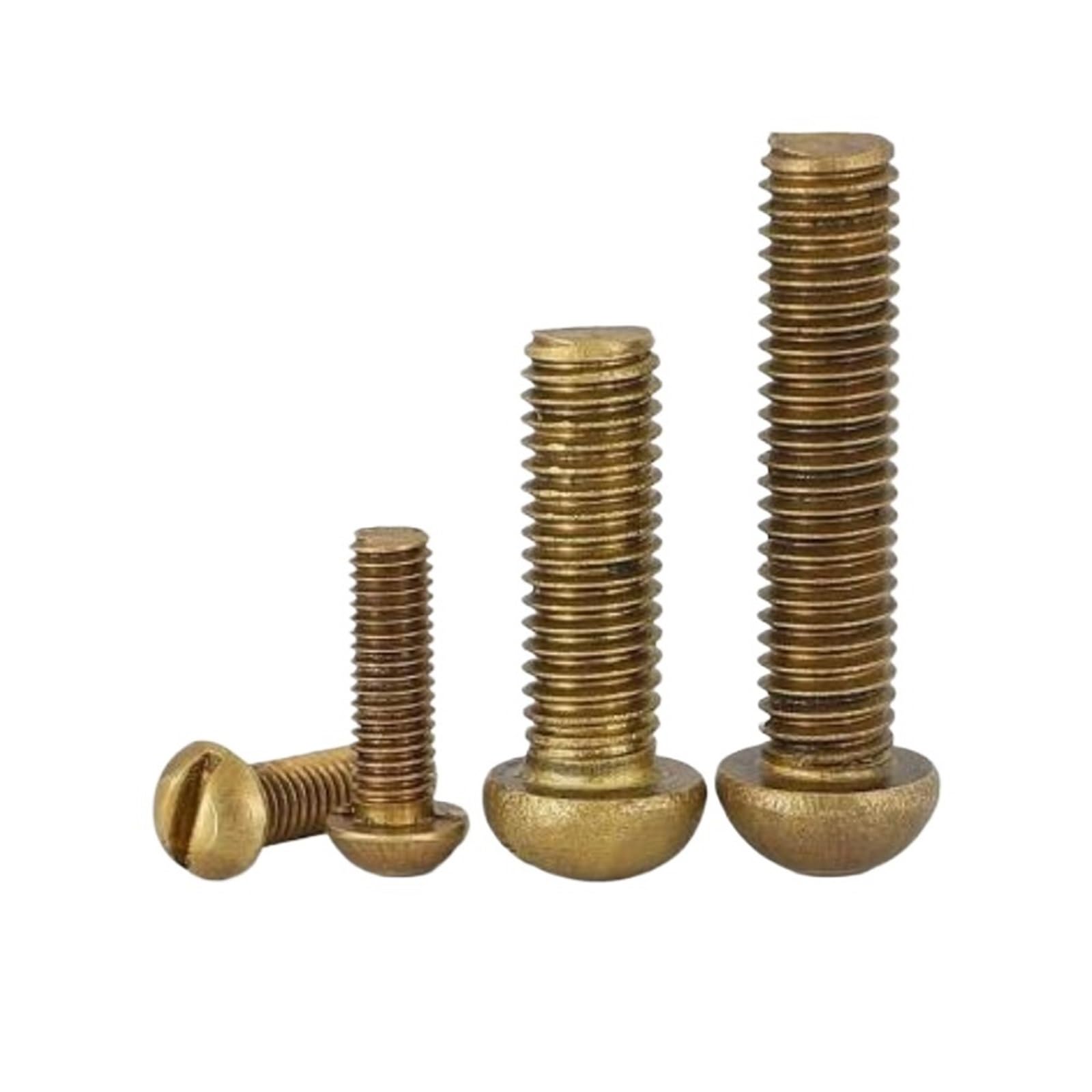 10-30 pz M2 M2.5 M3 M4 M5 M6 In Ottone Massiccio Rame Mezza Tonda Testa Pan Testa Intaglio Testa di Azionamento vite di macchina Bullone GB67(M5x30mm-20pcs)