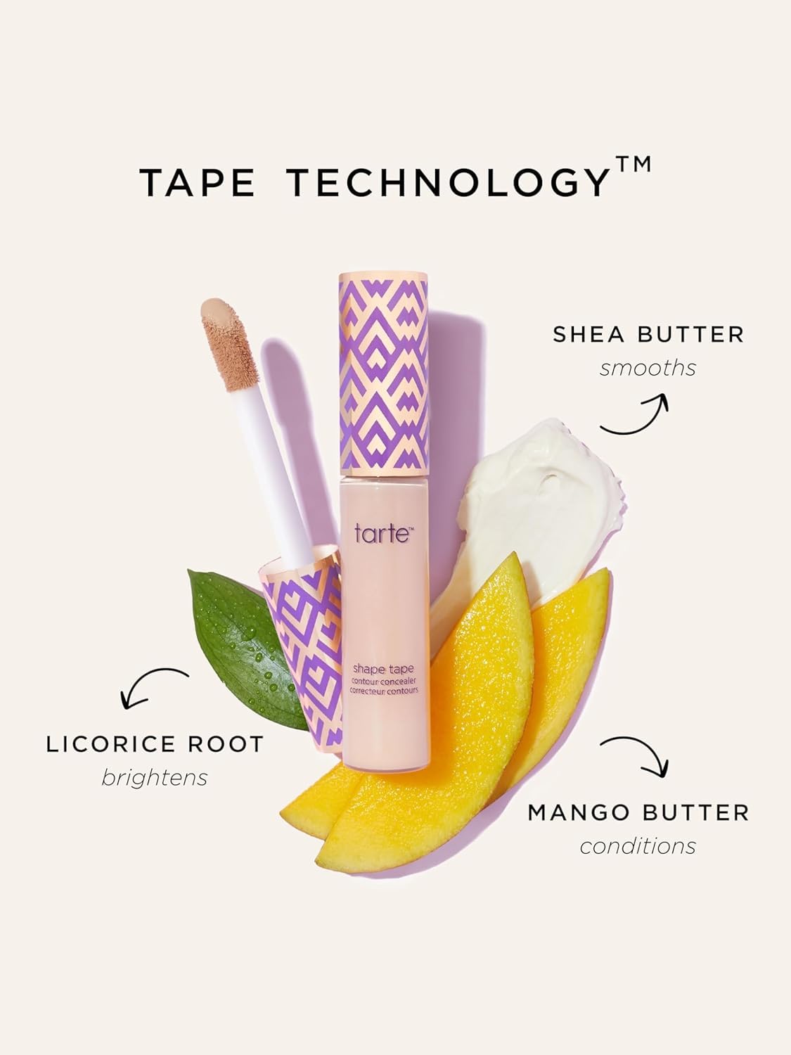 tarte ORIGINAL | Shape Tape™ - Corrector | contour concealer | double duty beauty | 10 ml | VEGANO | by BELLA | (27S LIGHT-MEDIUM-SAND, 10 ml (Paquete de 1))