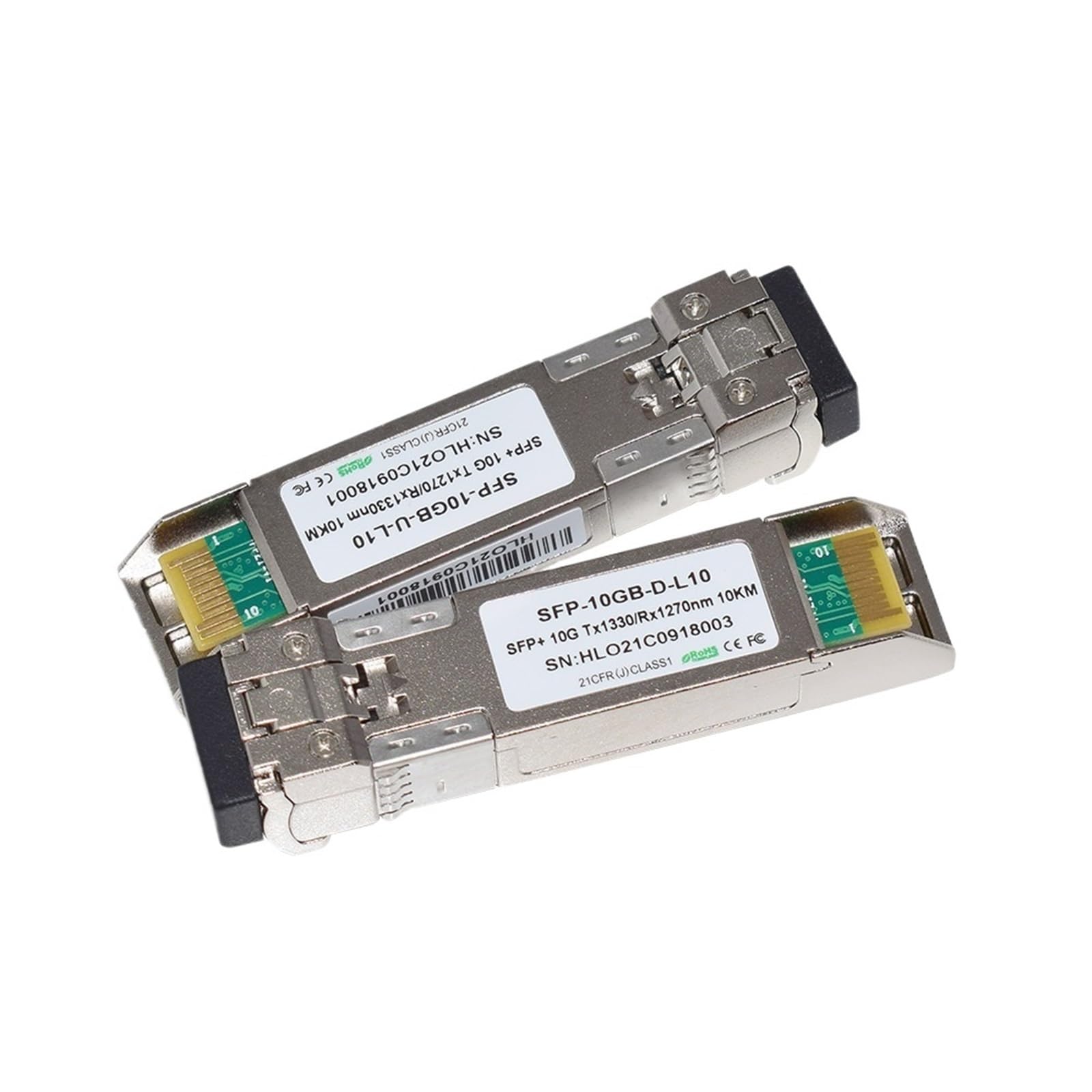 DWFSKZKV SFP+ SFP+-10G-LR 1270/1330nm 10KM/20KM Transceiver with DOM LC Connector(10 Pairs)