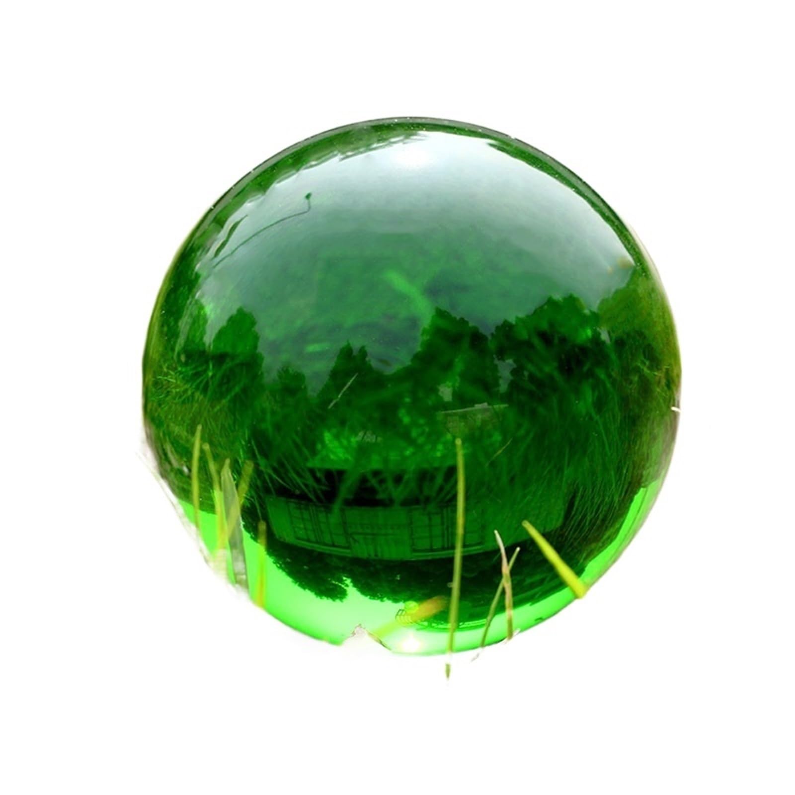 BAYNOPURIN Crystal Sphere 30mm-100mm Green Quartz Glass Sphere Photography Craft Ornament