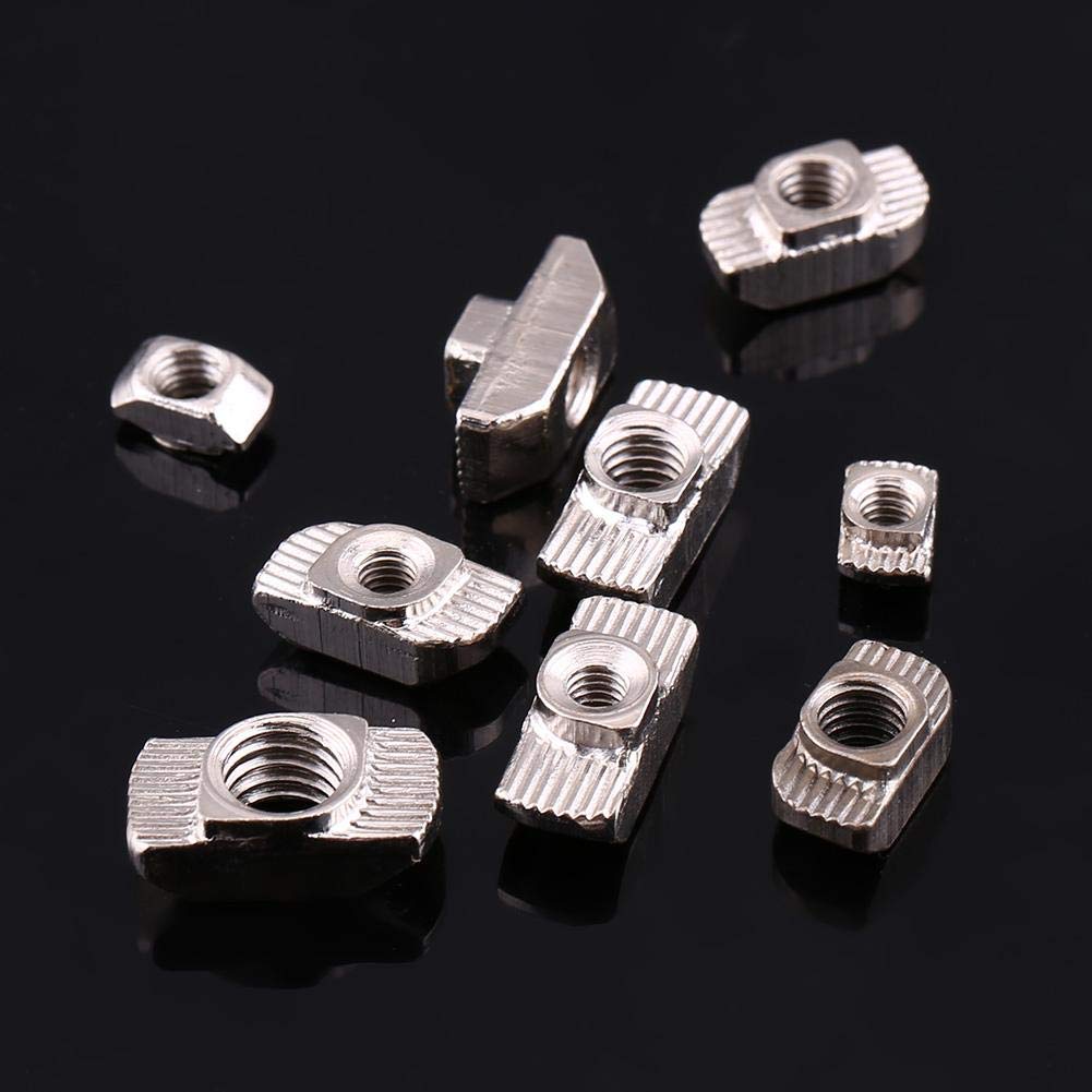 50 Dadi A T In Acciaio Zincato - Per Profili In Alluminio, Misure M4, M5, M6, M8 - Foto 7