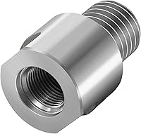 Vista 12 de Adaptador de Eje de Cabeza de Torno, Convierte de 1-1/4" x 8TPI a 1-1/2" x 8TPI para Torno de Carpintería