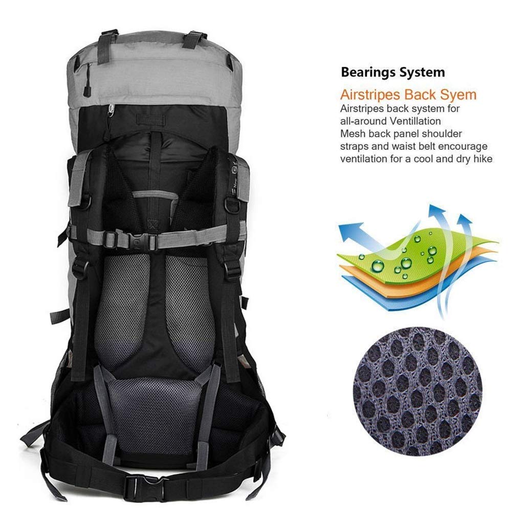 Wandern Reisen Daypack Rucksack für Outdoor-Sportarten Trekking Camping wasserdichte verschleißfeste Bergsteigen ultralarge kapazität männer Frauen 80l