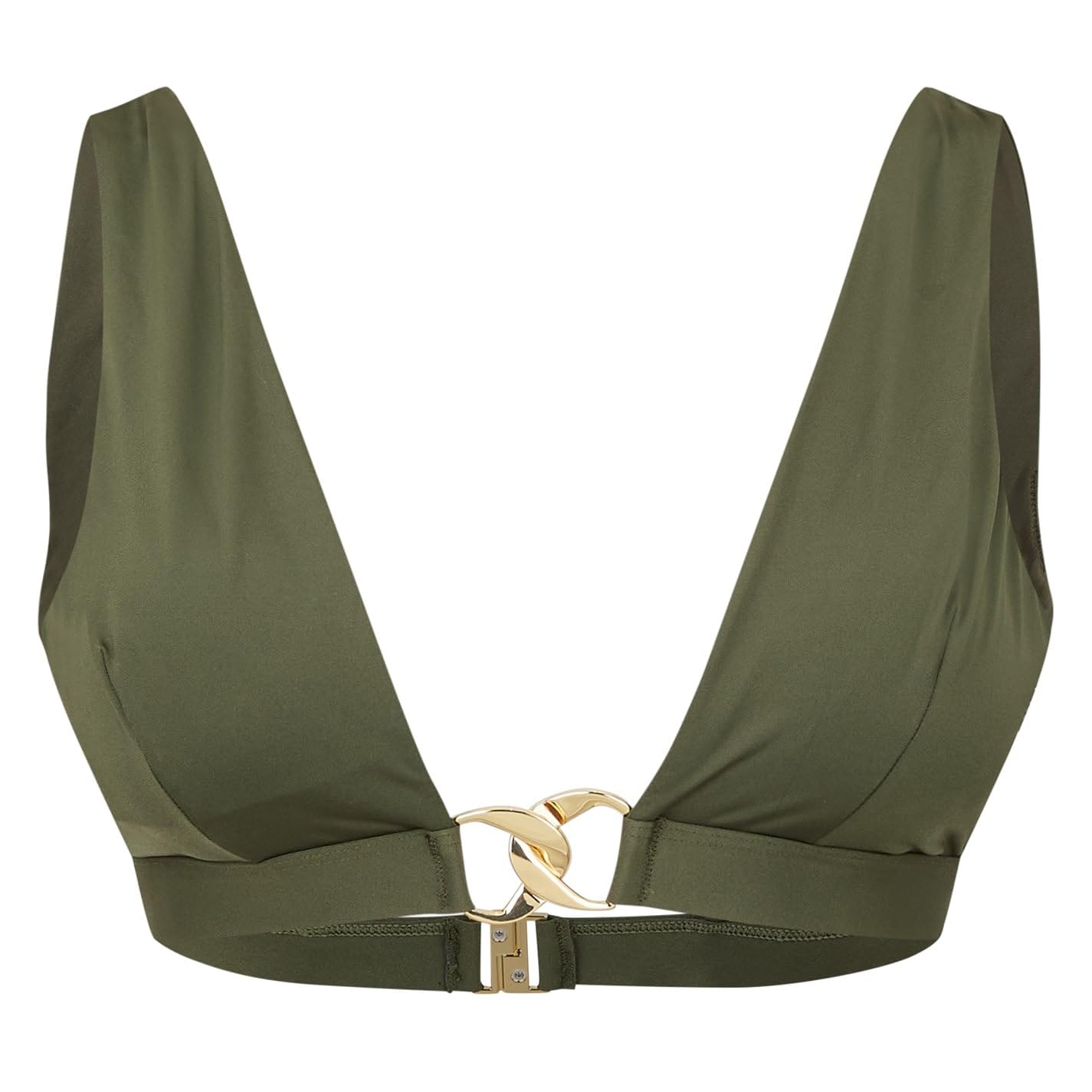Biba Womens Plunge Bikini Khaki 14