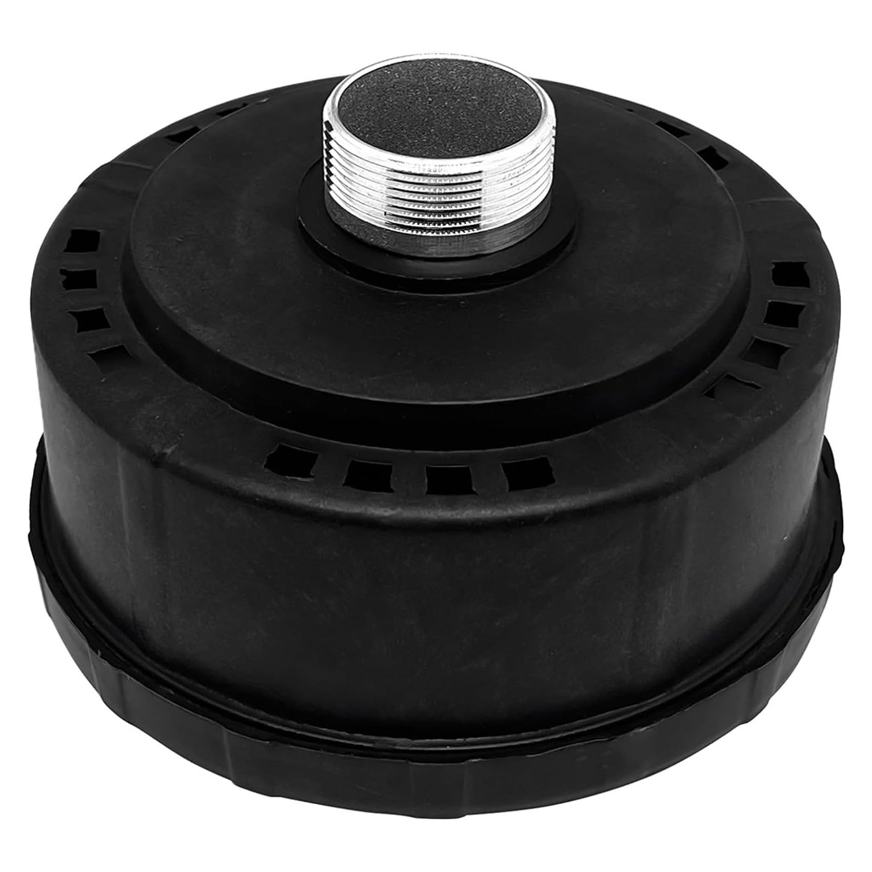 Littimoon 1pcs Air Compressor Noise Reducer Silence Filter,Plastic Shell Round Muffler Filter