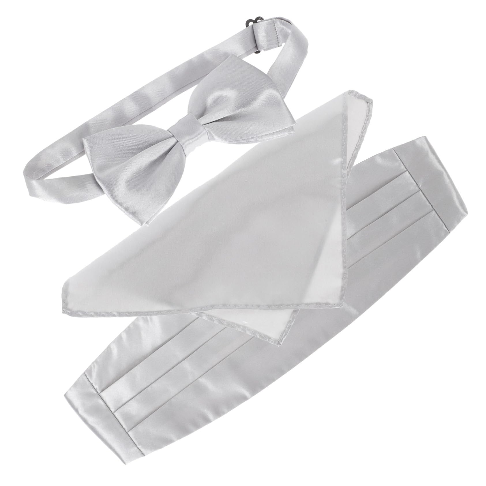 ifundom 1 Juego Accesorios De Vestir Conjunto De Pajarita Hombres Pajaritas Hombres Engorrosos Pajaritas Para Padrinos De Boda Pañuelos De Bolsillo Para Hombres Seda Traje Novio Corbata