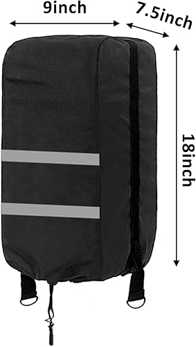 Miniatura 2 de Cubierta para gato eléctrico, 600D, resistente, impermeable, para remolque, universal, para caravana, viaje, remolque, cubierta protectora (18