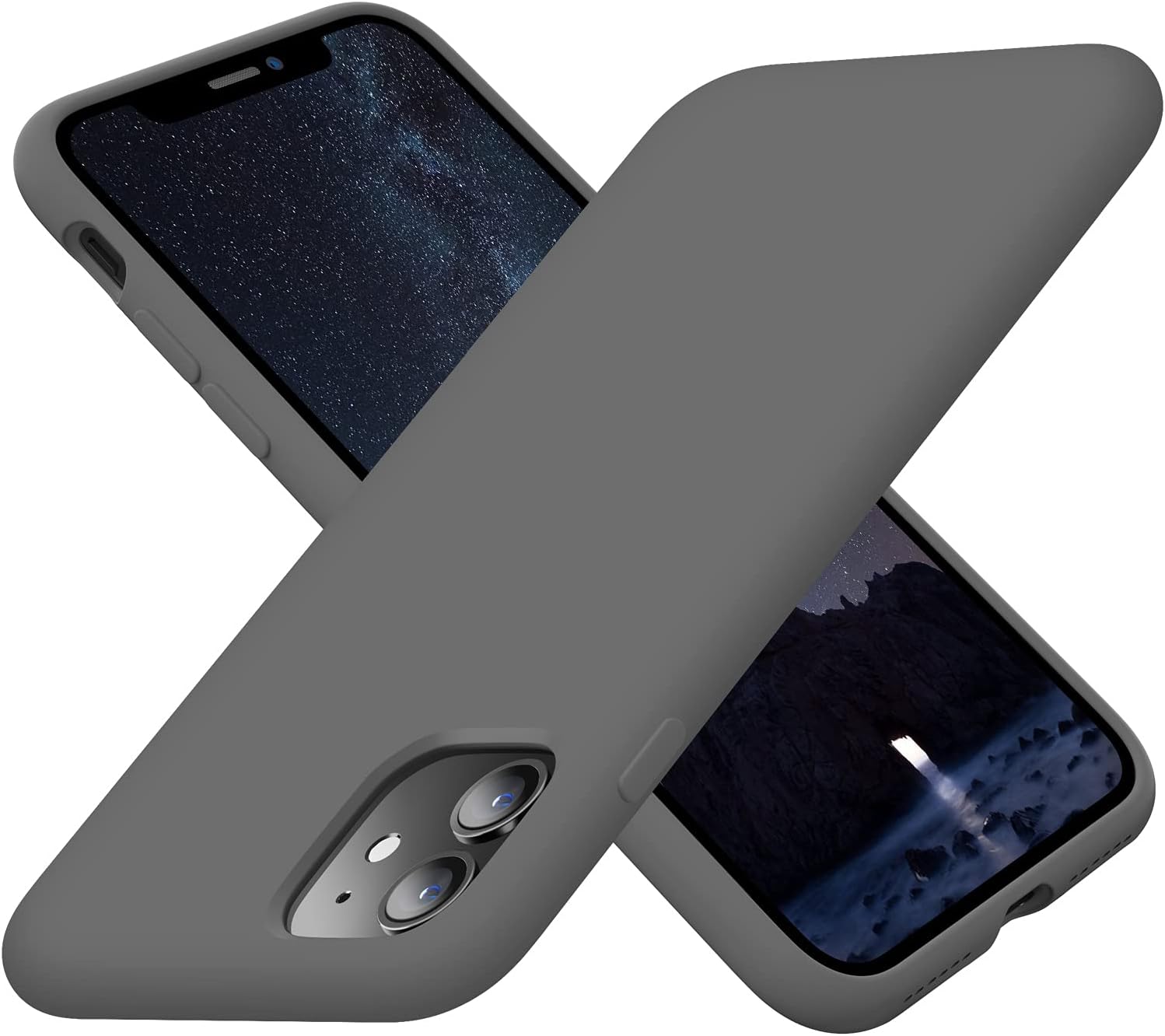 Cordking for iPhone 11 Case, Silicone Ultra Slim Shockproof