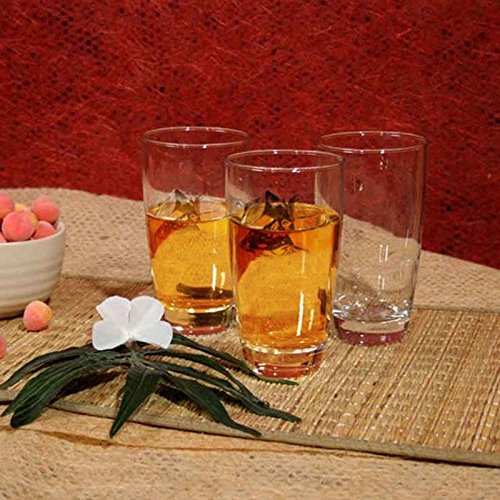 Buy Ocean Tiara Whisky Glass Set (355 ml, Clear, Pack of 6) Online at