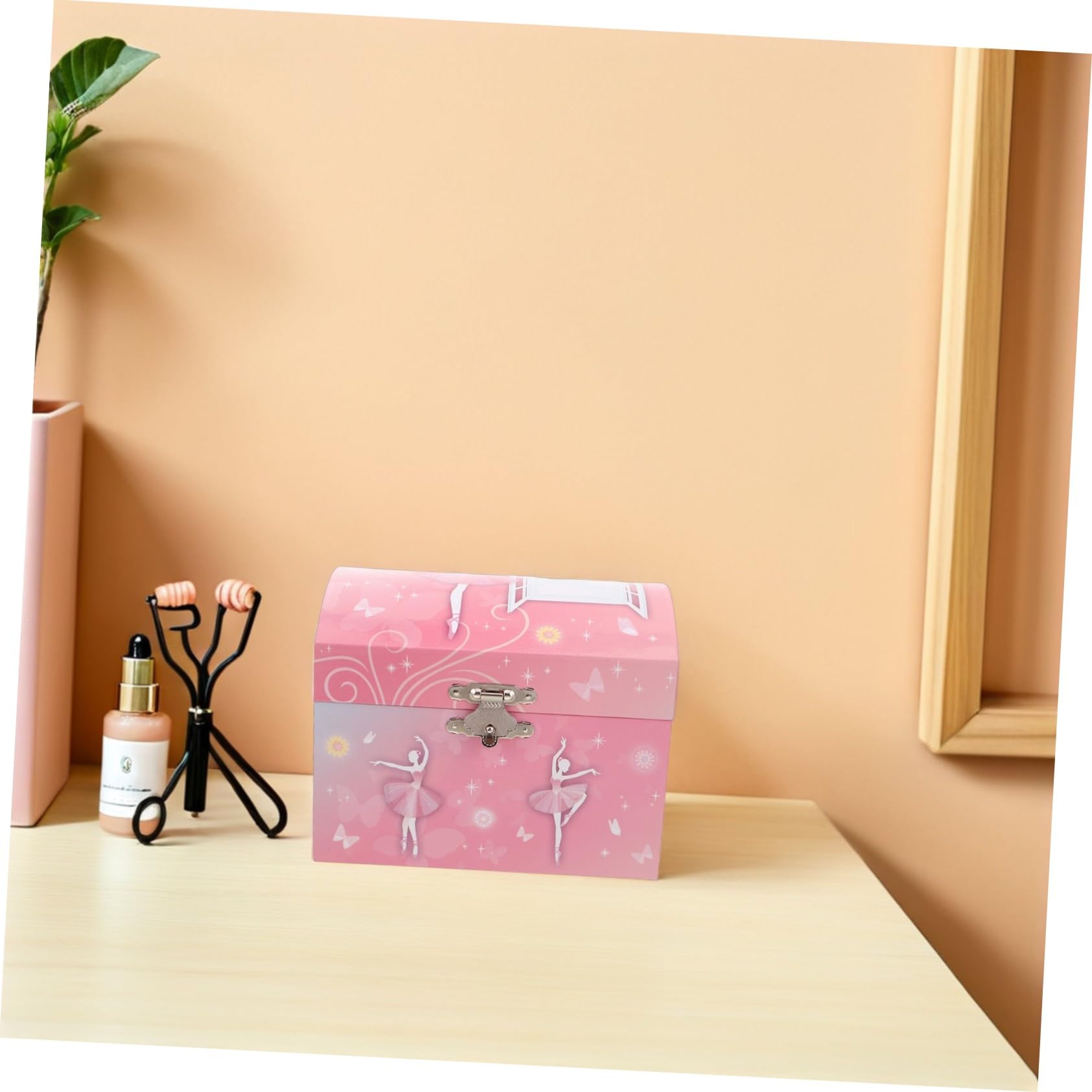 ABOOFAN Caja De Música De Ballet Para Niñas Joyero Musical Con Espejo Para Guardar Joyas Obsequio Para Cumpleaños Infantil o Fiesta De Ballet