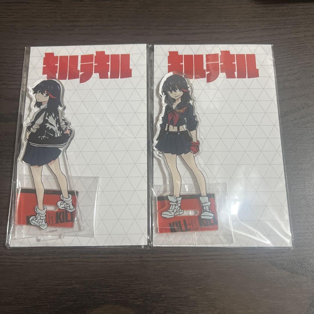 グレンラガン対キルラキル展　アクリルスタンド　4点セット 天元突破グレンラガン 対 キルラキル 展 パルコ グレンラガン展