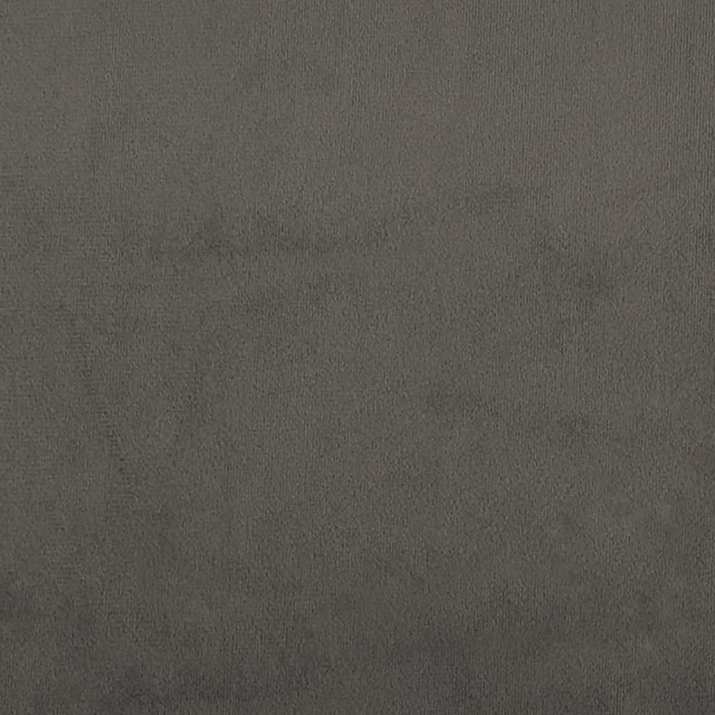 Cabecero de terciopelo con orejas, 163 x 16 x 118/128 cm, altura ajustable, gris oscuro, panel trasero para dormitorio y habitación juvenil