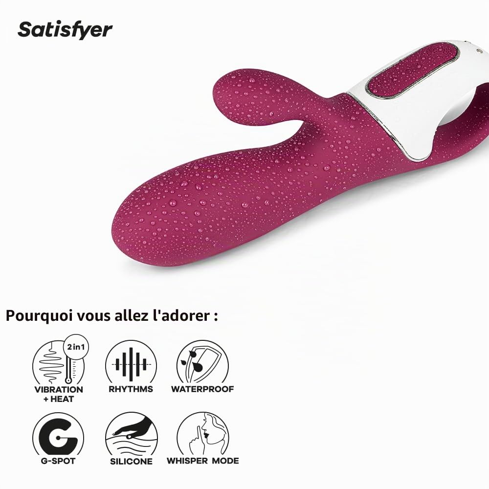 Satisfyer Hot Bunny Connect App | Vibromasseur | Sex Toys à 2 moteurs